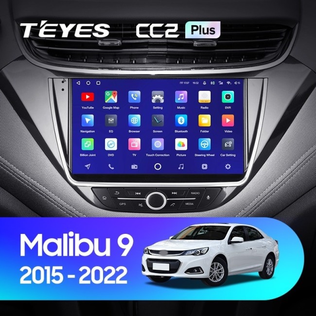 Штатная магнитола Teyes CC2 Plus 3/32 Chevrolet Malibu 9 (2015-2023) F2