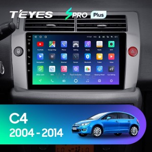 Штатная магнитола Teyes SPRO Plus 6/128 Citroen C4 (2004-2014)