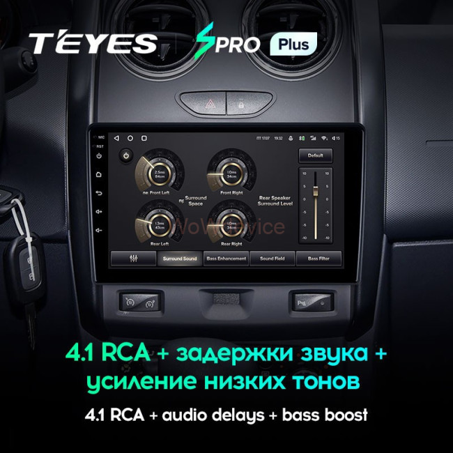 Штатная магнитола Teyes SPRO Plus 6/128 Renault Duster (2015-2018)