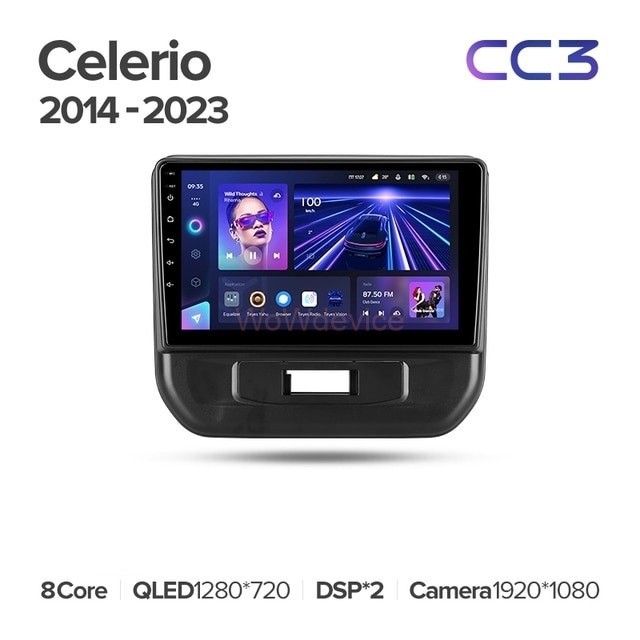 Штатная магнитола Teyes CC3 360 6/128 Suzuki Celerio (2014-2023)