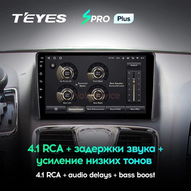 Штатная магнитола Teyes SPRO Plus 6/128 Chrysler Grand Voyager 5 (2011-2015)