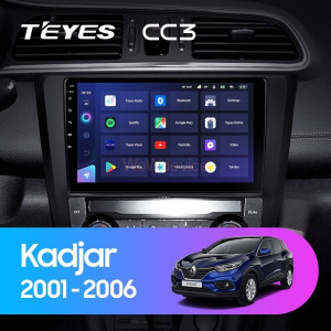 Штатная магнитола Teyes CC3 4/64 Renault Kadjar (2015-2017)