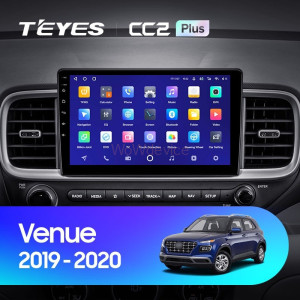 Штатная магнитола Teyes CC2L Plus 1/16 Hyundai Venue (2019-2020)