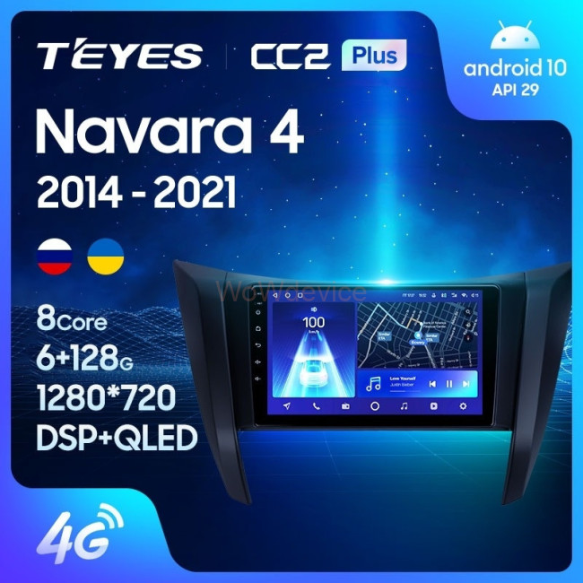 Штатная магнитола Teyes CC2L Plus 2/32 Nissan Navara D23 IV (2014-2021) Тип-В