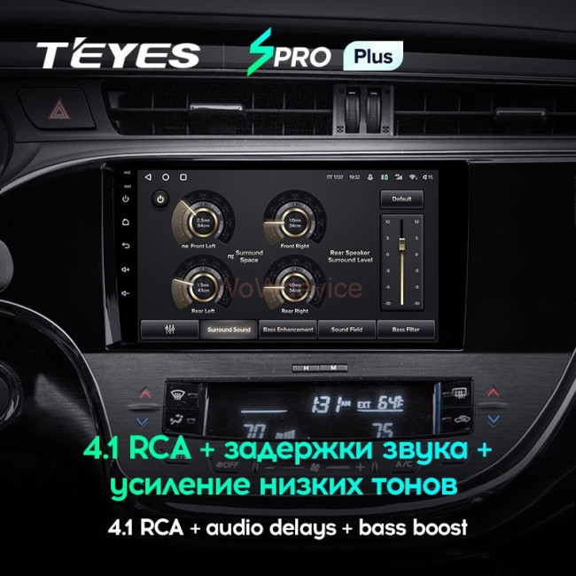 Штатная магнитола Teyes SPRO Plus 4/64 Toyota Avalon IV XX40 (2012-2018)