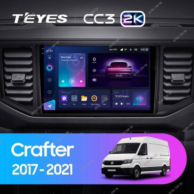 Штатная магнитола Teyes CC3 2K 4/64 Volkswagen Crafter (2017-2021)