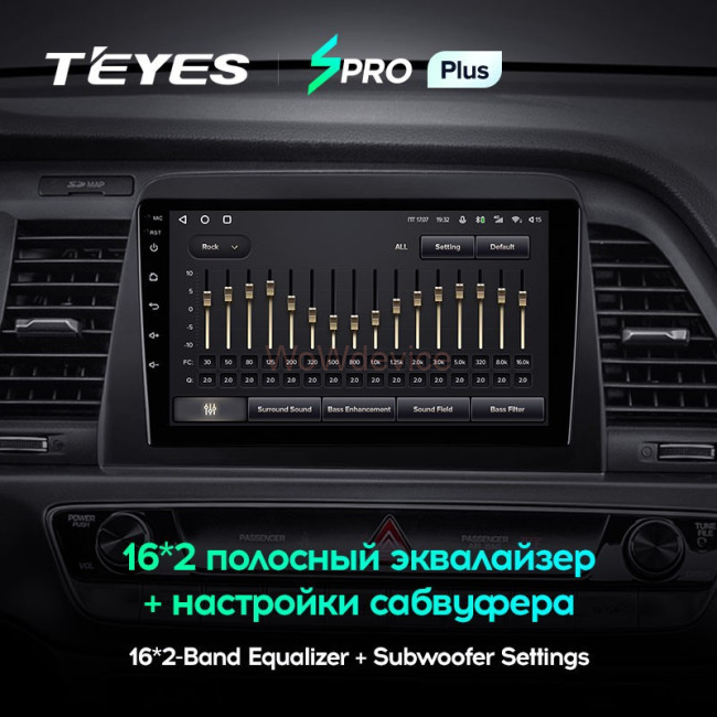 Штатная магнитола Teyes CC2L Plus 1/16 Hyundai Sonata 7 LF (2017-2019)
