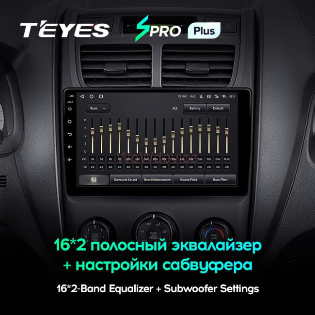 Штатная магнитола Teyes SPRO Plus 6/128 Kia Sportage 2 (2007-2009)