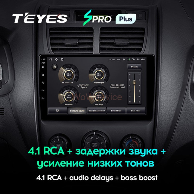 Штатная магнитола Teyes SPRO Plus 6/128 Kia Sportage 2 (2007-2009)