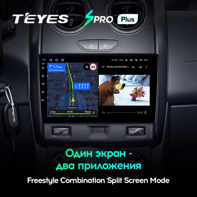Штатная магнитола Teyes SPRO Plus 6/128 Renault Duster (2015-2020)