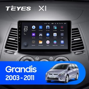 Штатная магнитола Teyes X1 4G 2/32 Mitsubishi Grandis 1 (2003-2010) F1