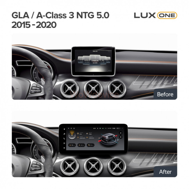 Штатная магнитола Teyes LUX ONE Mercedes-Benz A-Class 3 W176 / GLA-Class X156 (NTG 5.0) (2015-2020)