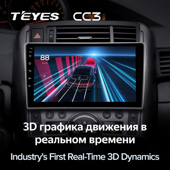 Штатная магнитола Teyes CC3 360 6/128 Toyota Verso R20 (2009-2018)
