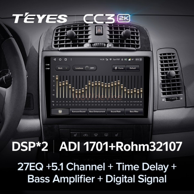 Штатная магнитола Teyes CC3 2K 4/32 Cadillac CTS (2002-2007) Штатная магнитола Teyes CC3 2K 4/32 Cadillac CTS (2002-2007)