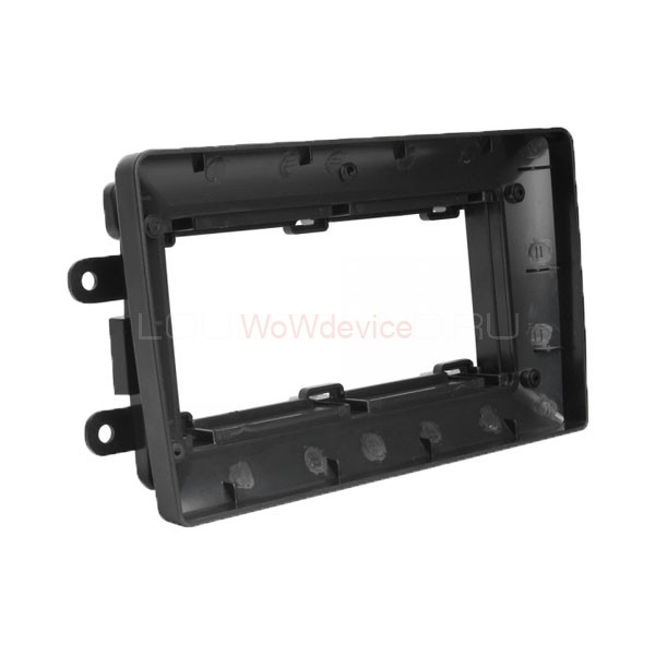 Рамка магнитолы 9.0" (цв.Черный) для RENAULT Duster 2010+; Kwid 2017+; Logan, Captur, Symbol 2013+; Dokker, Lodgy, Sandero 2012+; Trafic 2014+ / DACIA Duster, Sandero 2013+; Logan, Dokker, Lodgy 2012+ / LADA XRAY 2015+ / NISSAN Terrano 2017+ (Russia)
