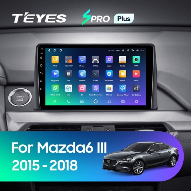 Штатная магнитола Teyes SPRO Plus 3/32 Mazda 6 GJ GL (2015-2018) Тип-А