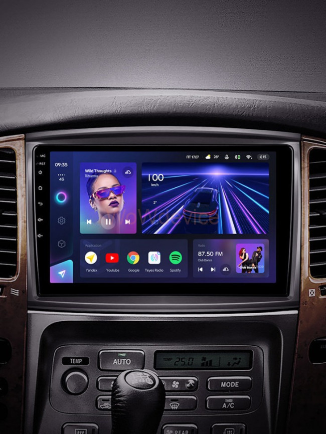 Штатная магнитола Teyes CC3 4/64 Toyota Land Cruiser LC 100 (2002-2007) Тип-A