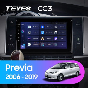 Штатная магнитола Teyes CC3L 4/32 Toyota Previa XR50 (2006-2019)