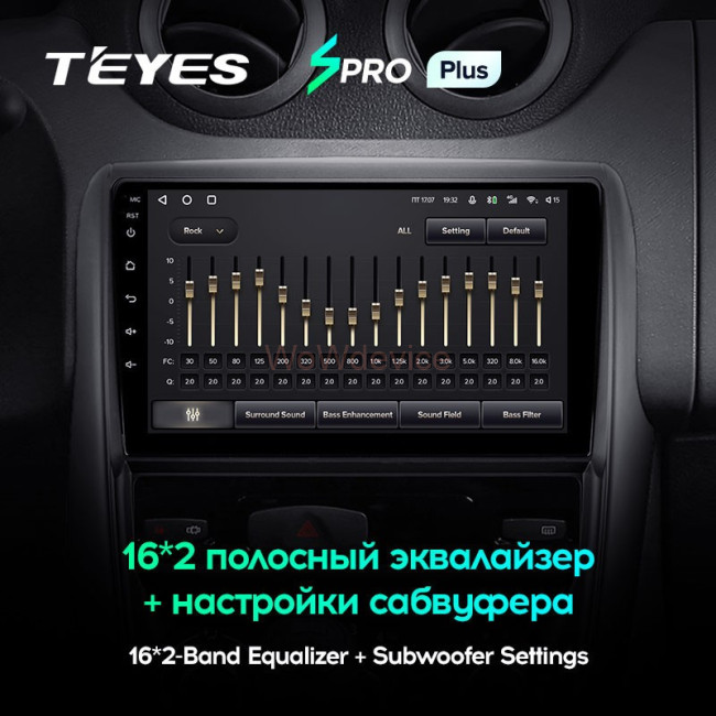 Штатная магнитола Teyes SPRO Plus 6/128 Renault Duster 1 (2010-2015)