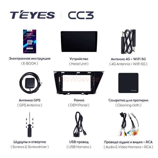 Штатная магнитола Teyes CC3 360 6/128 Kia Niro DE (2016-2019)