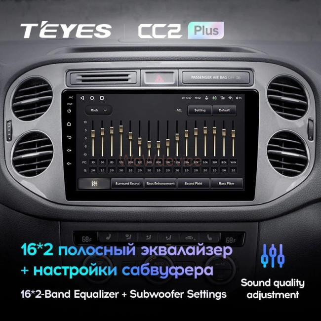 Штатная магнитола Teyes CC2 Plus 6/128 Volkswagen Tiguan 2017+ Штатная магнитола Teyes CC2 Plus 6/128 Volkswagen Tiguan 2017+