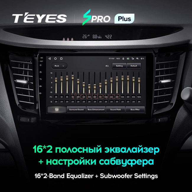 Штатная магнитола Teyes SPRO Plus 4/32 Subaru Legacy 5 (2009-2014) Правый руль