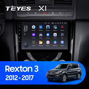 Штатная магнитола Teyes X1 4G 2/32 SsangYong Rexton Y290 3 (2012-2017)