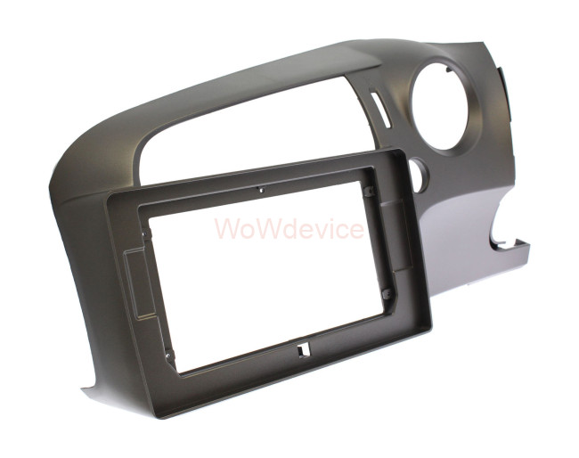 Рамка магнитолы 10.2" (цв.Черный) для HONDA Stream 2006-2014 Правый руль