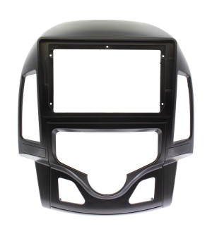 Рамка магнитолы 9.0" (цв.Черный) для HYUNDAI i-30 (FD) 2008-2011 Левый руль / Климат