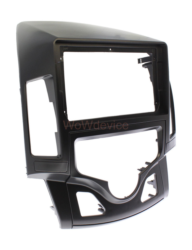 Рамка магнитолы 9.0" (цв.Черный) для HYUNDAI i-30 (FD) 2008-2011 Левый руль / Климат