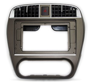 Рамка магнитолы 10.2" (цв.темно-серый) для NISSAN Sylphy 2005-2012