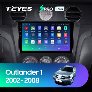 Штатная магнитола Teyes SPRO Plus 3/32 Mitsubishi Outlander 1 (2002-2008) Тип-A