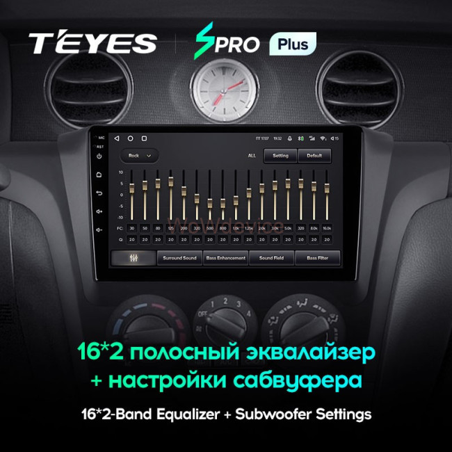 Штатная магнитола Teyes SPRO Plus 3/32 Mitsubishi Outlander 1 (2002-2008) Тип-A