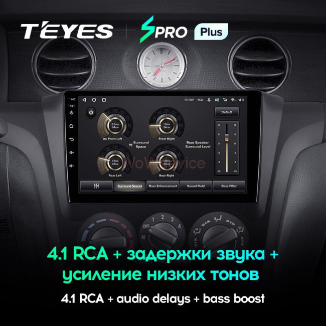 Штатная магнитола Teyes SPRO Plus 3/32 Mitsubishi Outlander 1 (2002-2008) Тип-A