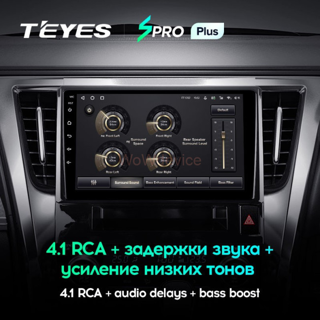 Штатная магнитола Teyes SPRO Plus 3/32 Toyota Alphard H30 (2015-2020)