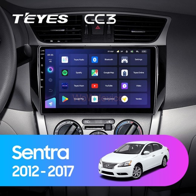 Штатная магнитола Teyes CC3L 4/32 Nissan Sentra B17 (2012-2017)