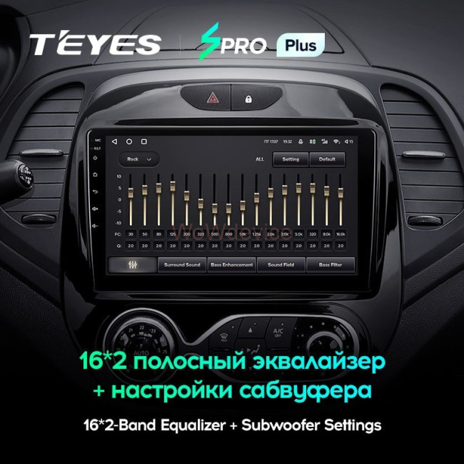 Штатная магнитола Teyes SPRO Plus 6/128 Renault Kaptur (2016-2019) F1