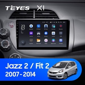 Штатная магнитола Teyes X1 4G 2/32 Honda Jazz 2 (2007-2014)