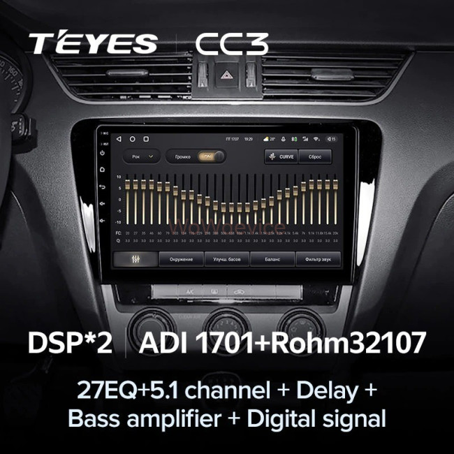 Штатная магнитола Teyes CC3 360 6/128 Skoda Octavia 3 A7 (2013-2018) Тип-A Штатная магнитола Teyes CC3 360 6/128 Skoda Octavia 3 A7 (2013-2018) Тип-A