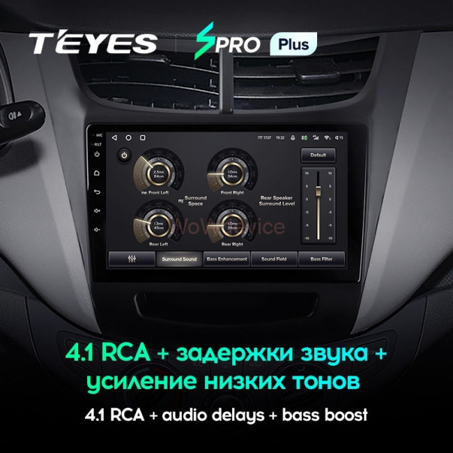 Штатная магнитола Teyes SPRO Plus 4/64 Chevrolet Sail (2015-2018)
