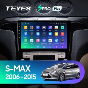 Штатная магнитола Teyes SPRO Plus 6/128 Ford S-MAX (2006-2010) F2