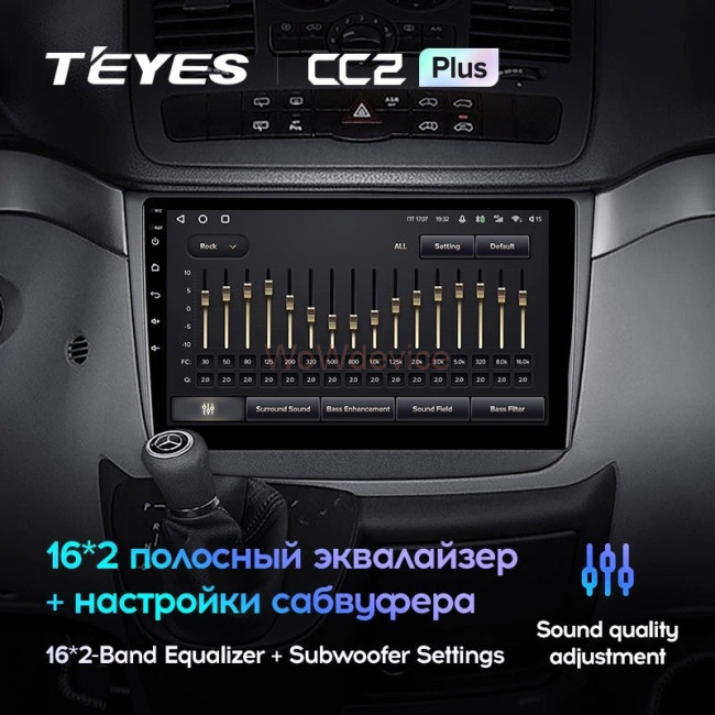 Штатная магнитола Teyes CC2 Plus 3/32 Mercedes-Benz Vito W639 (2010-2015)