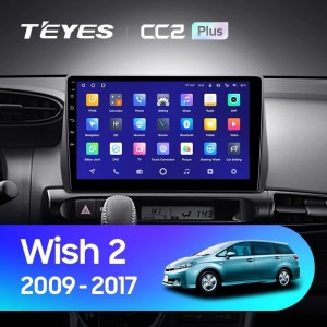 Штатная магнитола Teyes CC2 Plus 3/32 Toyota Wish 2 XE20 (2009-2017)