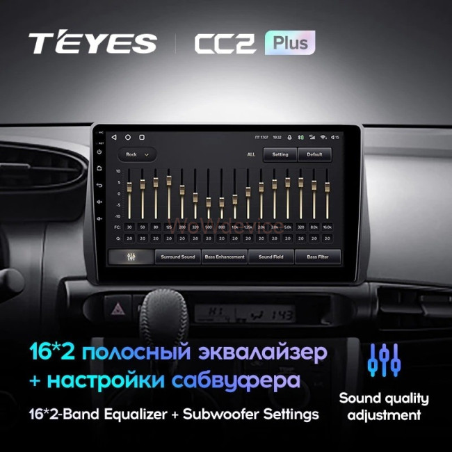 Штатная магнитола Teyes CC2 Plus 3/32 Toyota Wish 2 XE20 (2009-2017)