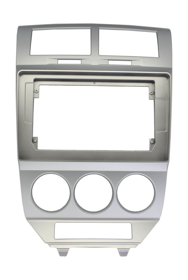 Рамка магнитолы 10.2" (цв.Серый) для DODGE Caliber 2007-2009