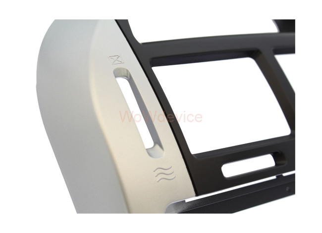 Рамка магнитолы 9.0" (цв.Черный и Серебристый) для KIA Cerato (LD) 2006-2008 Кондиционер Рамка магнитолы 9.0" (цв.Черный и Серебристый) для KIA Cerato (LD) 2006-2008 Кондиционер