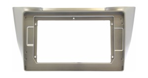 Рамка магнитолы 10.2" (цв.Серебро) для TOYOTA Harrier 2003-2012 / LEXUS RX-300, 330, 350, 400h 2003-2009