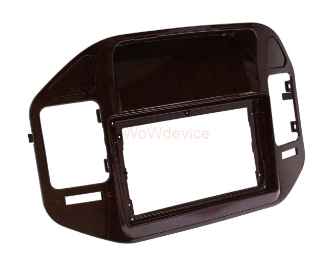 Рамка магнитолы 9.0" (цв.Глянцевый Деревянный) для MITSUBISHI Pajero, Montero, Shogun 1999-2006 Рамка магнитолы 9.0" (цв.Глянцевый Деревянный) для MITSUBISHI Pajero, Montero, Shogun 1999-2006