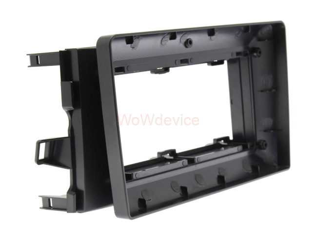 Рамка магнитолы 10.2" (цв.Черный) для TOYOTA Auris 2006-2012