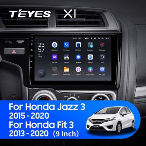 Штатная магнитола Teyes X1 4G 2/32 Honda Jazz 3 (2015-2020) Тип-А